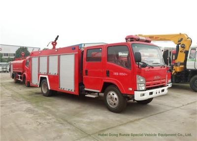 China ISUZU ELF 700P Fire And Rescue Trucks With 4 Ton Water Tank / Fire Pump for sale
