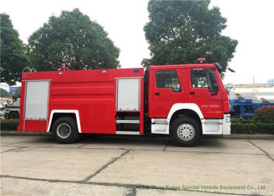 China Security Fire Fighting Truck With 5900 LWater tank and 2000 Liters Foam Tank for sale