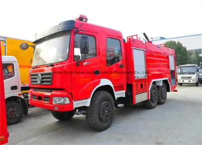China Dongfeng AWD 6x6 Off Road Fire Fighting Truck With Frame Structure Type for sale
