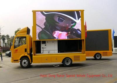 China HOWO Mobile LED Video Display Truck For Sports Events / Outdoor Entertainment for sale