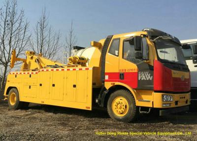 China Grúa resistente del camión de auxilio de 12 toneladas para la recuperación en City Road, manera del coche del suburbio en venta