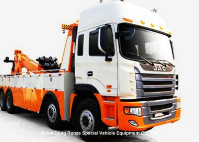 Chine Dépanneuse de récupération intégrée par JAC, boom de camion de récupération de voiture maximum soulevant 20 tonnes à vendre