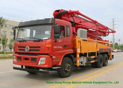 China  DFAC King Run35m -38m Truck Mounted  Concrete Boom Pump Truck Euro 5 for sale