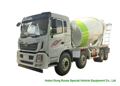 China HOMAN 8x4 12 Cubic Concrete Agitator Truck , Concrete Mixing Transportation Truck for sale