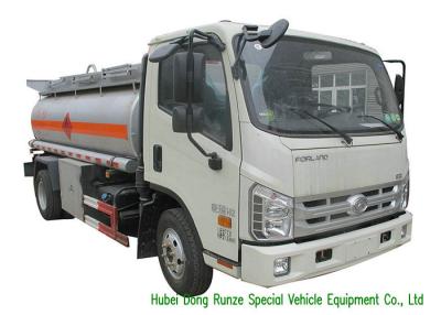 China FOLRAND 3000L Mobile Fuel Transport Trucks , Propane / Gasoline Tanker Truck for sale