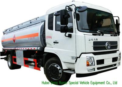 China Large Capacity Oil Tanker Truck , Fuel Delivery Tankers With DFA Chassis for sale