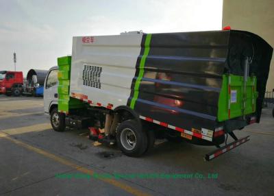 China Outdoor DFAC Road Cleaning Vehicle , Street Washing Truck With 5000L Refuse 800L Water for sale