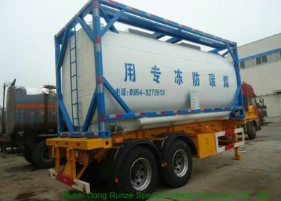China High Strength ISO Tank Container For Ethylene Glycol , ISO Bulk Liquid Container for sale