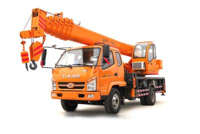 China T.King 10 -12 Ton Hydraulic Truck Crane With 4 Outrigger Telescopic Boom 26M - 36M for sale
