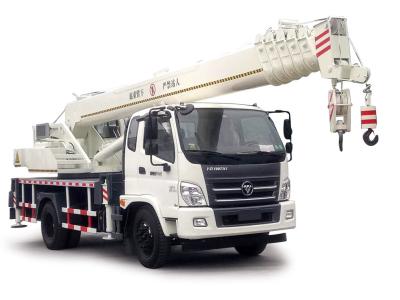 China FOTON Lifting Material Truck Mounted Crane 10-16 Ton , Full Hydraulic Truck Crane for sale