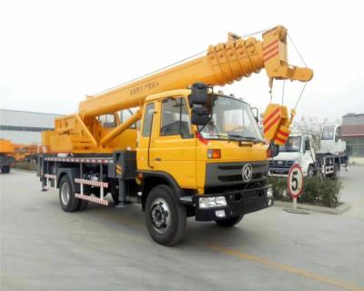 China DFAC Mobile Hydraulic Vehicle Mounted Crane With 16 - 20 Ton Lifting Capacity for sale