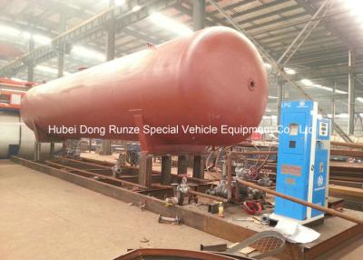 China 50000L LPG Gas Tank Skid Mounted , Propane Gas Tank For Mobile Gas Refilling for sale