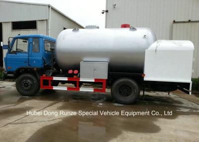 China Road Bobtail LPG Gas Tanker With Mobile Dispenser , Bobtail Propane Delivery Truck for sale