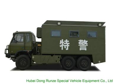 China Camión de cocina móvil campo a través militar 6x6 para el ejército/la comida de las fuerzas que cocinan al aire libre en venta