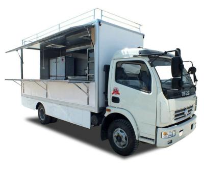 China BVG Street Mobile Vending Trucks , Fast Food BBQ Mobile Restaurant Van for sale