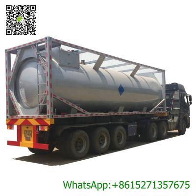 China 30ft Mobile LPG Gas Tank Container Gas Filling Station 30000L  LPG Gas Refilling Skid Plant Station for sale