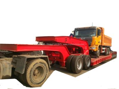 China Gooseneck Lowbed Trailer Dolly for Heavy Duty Heavy Machine Lowbed Semi Trailer 80 ton  100Ton WhatsApp:8615271357675 for sale