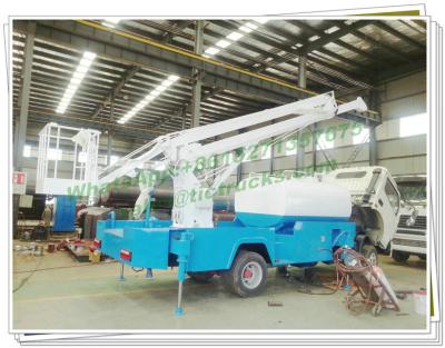 China El camión montó rendimiento Whtsp del petrolero del agua del woith de las plataformas de trabajo aéreo del 16m el alto: +8615271357675 en venta