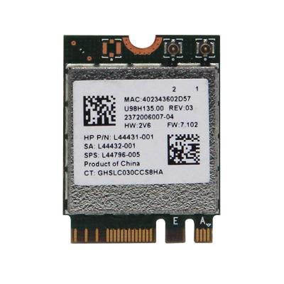 China Linux Android M.2 Wifi PC Assembling Parts Wireless Gigabit Network Card M.2 AW-CB375NF RTL8822CE for sale