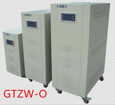 China Single Phase Automatic Voltage Stabilizer Adjusted Digital Control With Gray Color for sale
