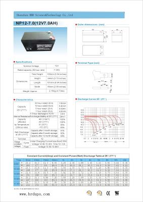 China High Energy Density Rechargeable Lead Acid Batteries With Long Service Lifespan for sale