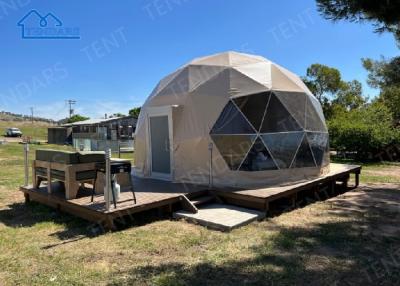 China Romantic Eco Glamping Dome Tent , Geodesic Luxury Hotel Tent for sale