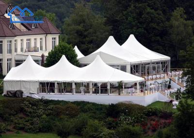 China Fashionable Customized Outdoor Best Wedding Tents Wedding Event Anti Ultraviolet Snow Load 0.3KN/sqm for sale