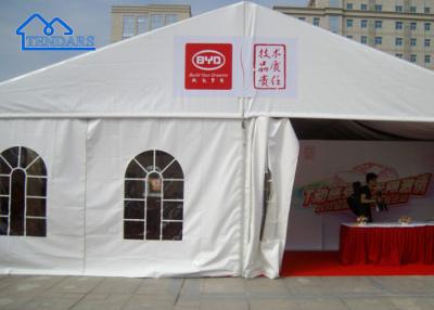 China Wind Resistant，Waterproof White Pvc Fabric Canopy Tent Outdoor Waterproof Party Tent for sale for sale
