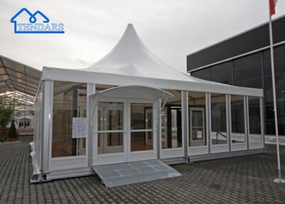 China White UV Protection , Fire Resistance Garden Canopy Shelter Aluminium Pagoda Tent For Sale for sale