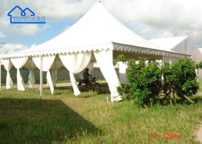 China Custom PVC Fabric Aluminum Alloy Frame Waterproof Canopy Pagoda Party Tent for sale