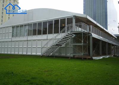 China Buy Large Event Tent，Outdoor Aluminum Two Layer Event Tent WIth First Flooring And Second Flooring for sale