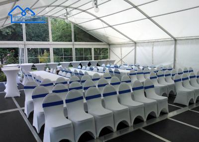 China 30x50m Outdoor Fireproof Pvc Curve Roof Aluminium  Arcum Event Party Tent Cover For 1200 People for sale