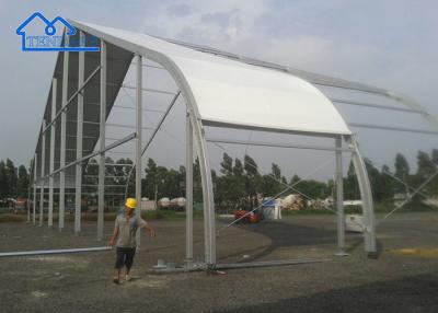 China Best Price Customized Heavy Duty Industrial Warehouse Tent Workshop Storage Curve Tent Te koop
