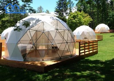 China White Or Customized Color 6x6m Custom Made Hotel Luxury Resort Tents For Glamping Te koop