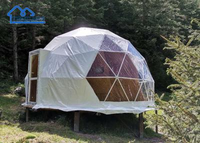 China Waterproof And Fireproof Glamping Hotel Dome Tent Geodesic Camping House Resort For Outdoor Events zu verkaufen
