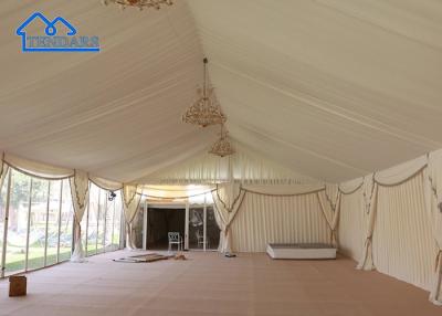 China Custom New Design Party Wedding Tents Marquee With Decoration Liner With Accessories Te koop