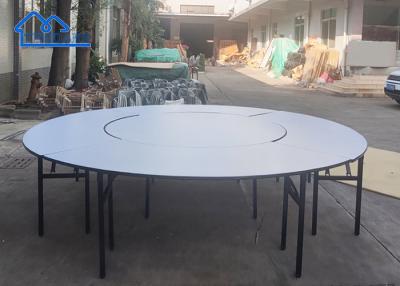 China Aluminum Folding Round Banquet Tables For Hotel Wedding event Tent Attachment for sale