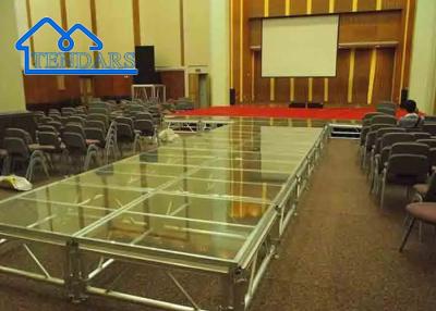 China Custom Transparency Aluminum Stage Truss Platform For Outdoor / Indoor Events Te koop