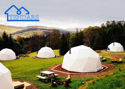 China Fireproof Waterproof Clear 5m Diameter Small Round PVC Door Event Dome Glamping Hotel Tent For Sale for sale