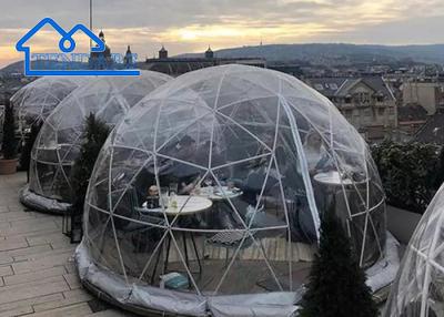 China Waterproof Commercial Geodesic Dome Tents With Clear Window Trade Show Dome Tent for sale