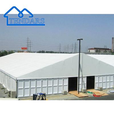 China Large Temporary Water Proof, UV Resistance, Fire Retardant Warehouse Structures Industrial Storage Tent for sale