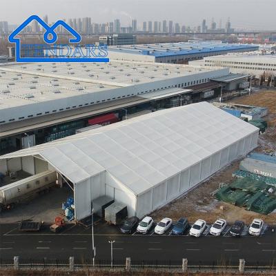 中国 仮設PVC工業倉庫 倉庫 テント アルミニウム枠構造 テント 大型倉庫 テント 販売 販売のため
