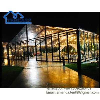 Chine Outdoor Tent For Wedding And Celebrations Glass Wall Clear ，Beautiful Party Tent à vendre