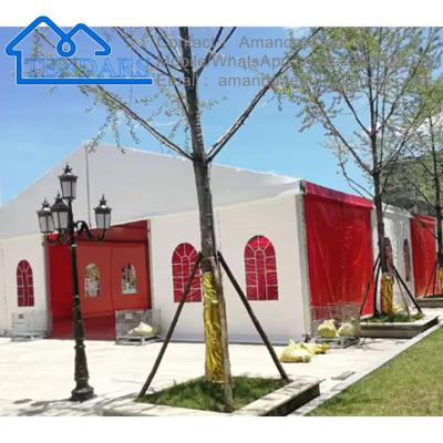 China Outdoor White Customized Aluminum Wedding Large Tents Canvas Marquee Tent For Sale for sale