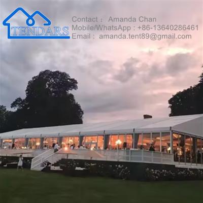 China Customized Size Popular Outdoor Exhibition Party Tent White Aluminum Marquee Tent For Sale en venta