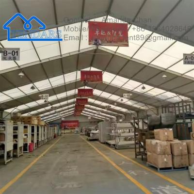 China High Quality Factory Price Large Aluminum Frame White PVC Industrial Storage Tents for sale