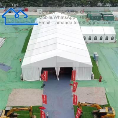 Chine Couleur personnalisée Alliage d'aluminium Canopy durable entrepôt Marquee grandes tentes de stockage à vendre à vendre