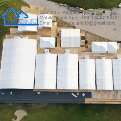 China Aluminium Frame White Fire Retardant Industrial Storage Warehouse Tent Canopy Tent for sale