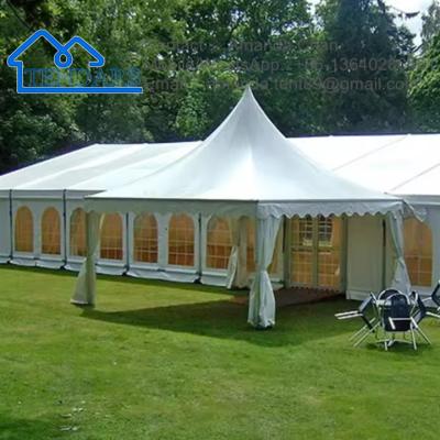 China Long-lasting Wedding Tent With M2 Cover Material Details And Durability for sale
