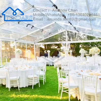 Cina Grande chiara trasparente Pvc Custom Outdoor Sala nuziale Marquee Evento Tenda di festa in vendita in vendita